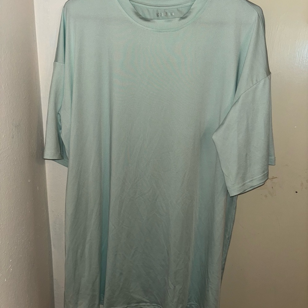 SHEIN Mint silky top
